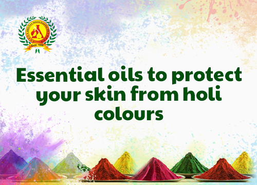 Essential Oils to protect skin from Holi Colours